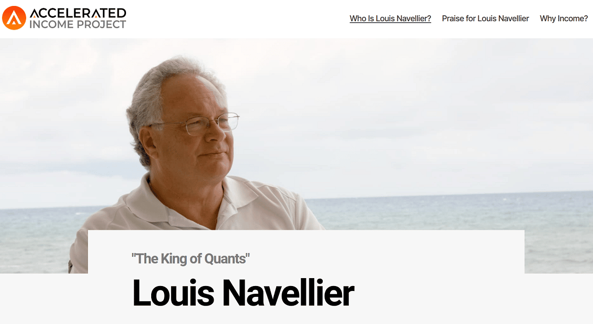 Accelerated Income Project: Louis Navellier