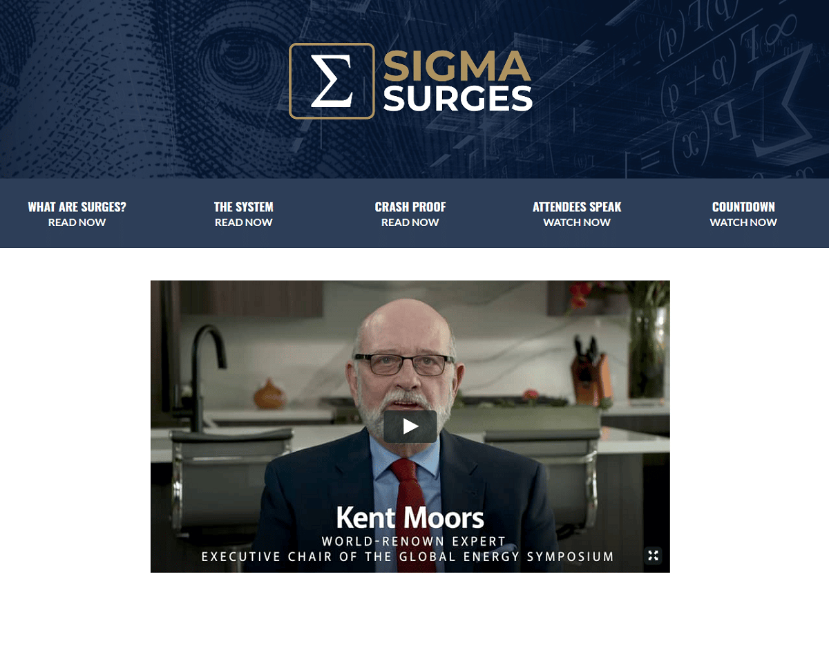 Dr. Kent Moors Sigma Surges Review