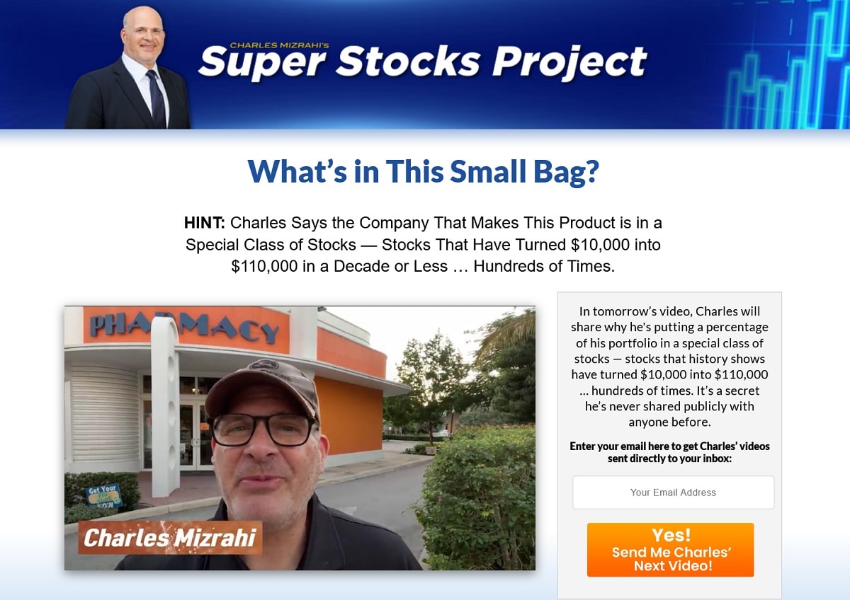 Charles Mizrahi Super Stocks Project Review