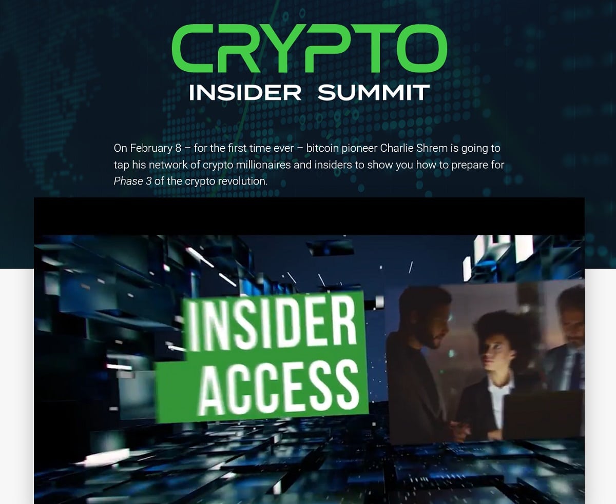 Charlie Shrem Crypto Insider Summit Review