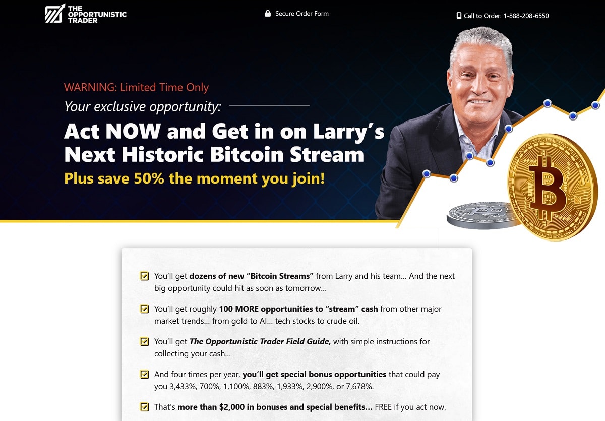 Larry Benedict's Opportunistic Trader Review