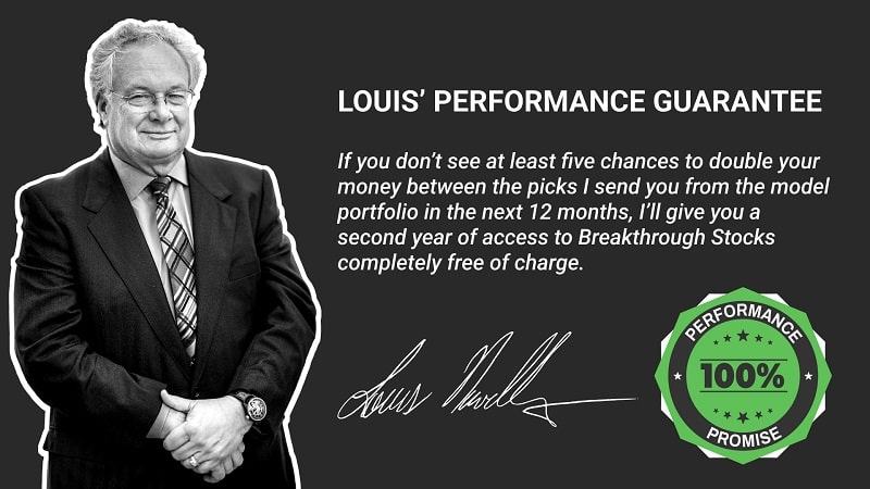 100% performance guarantee by Louis