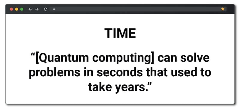 Time magazine’s take on quantum computing