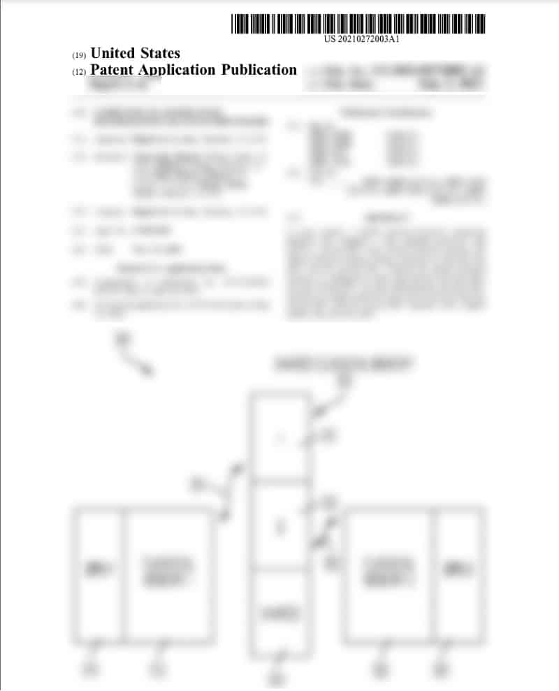 The company’s patent