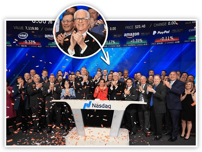 marc chaikin nasdaq bell