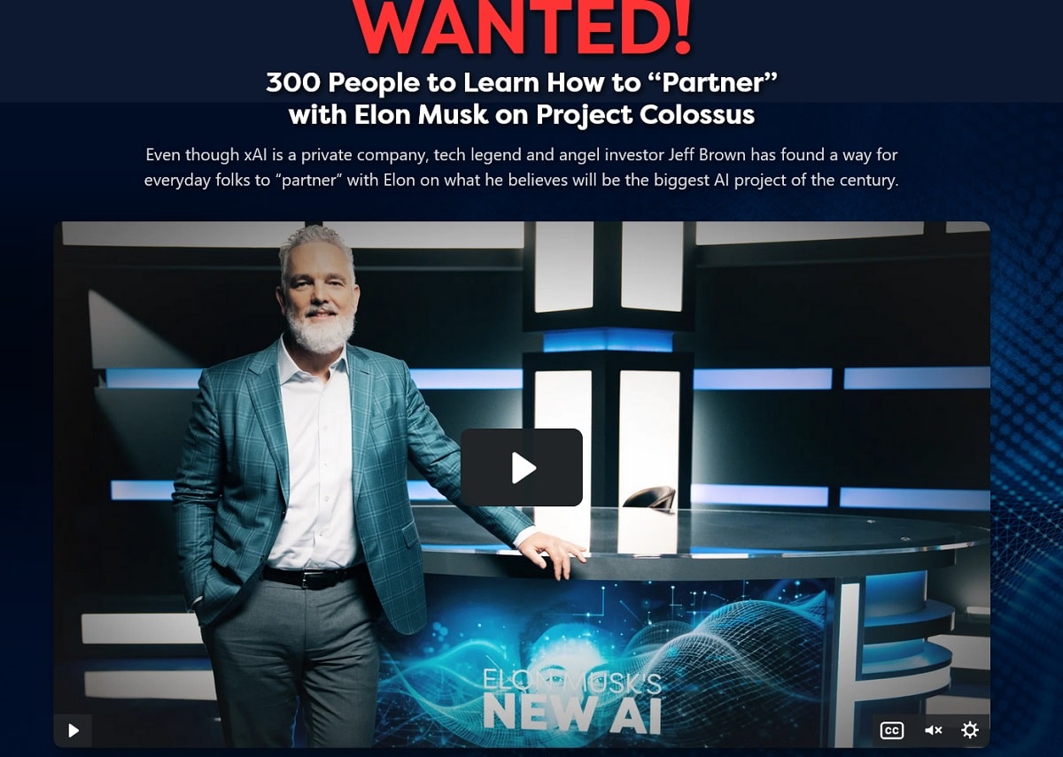 Jeff Brown Project Colossus