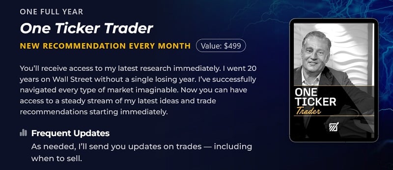 one ticker trader larry benedict trigger stocks