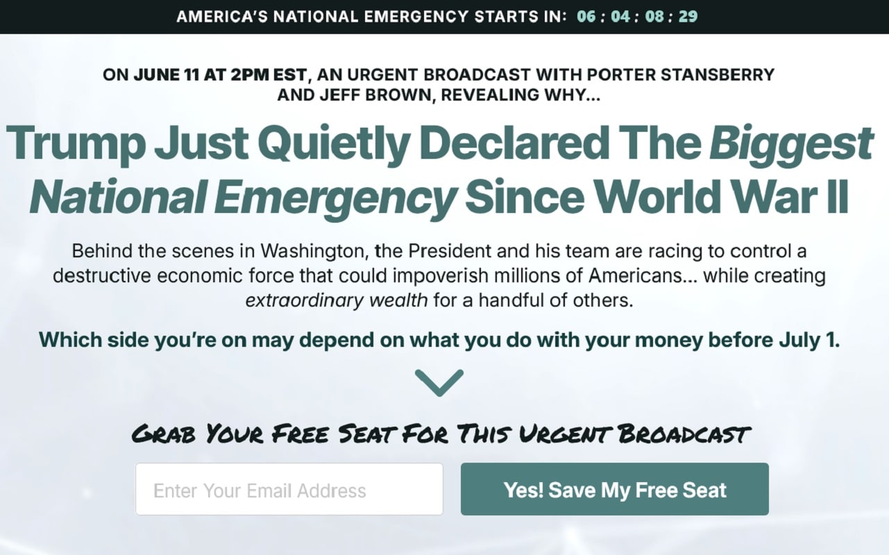 america’s national emergency event