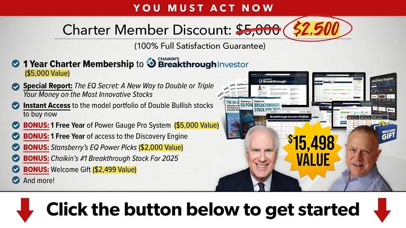 chaikin’s breakthrough investor charter offer