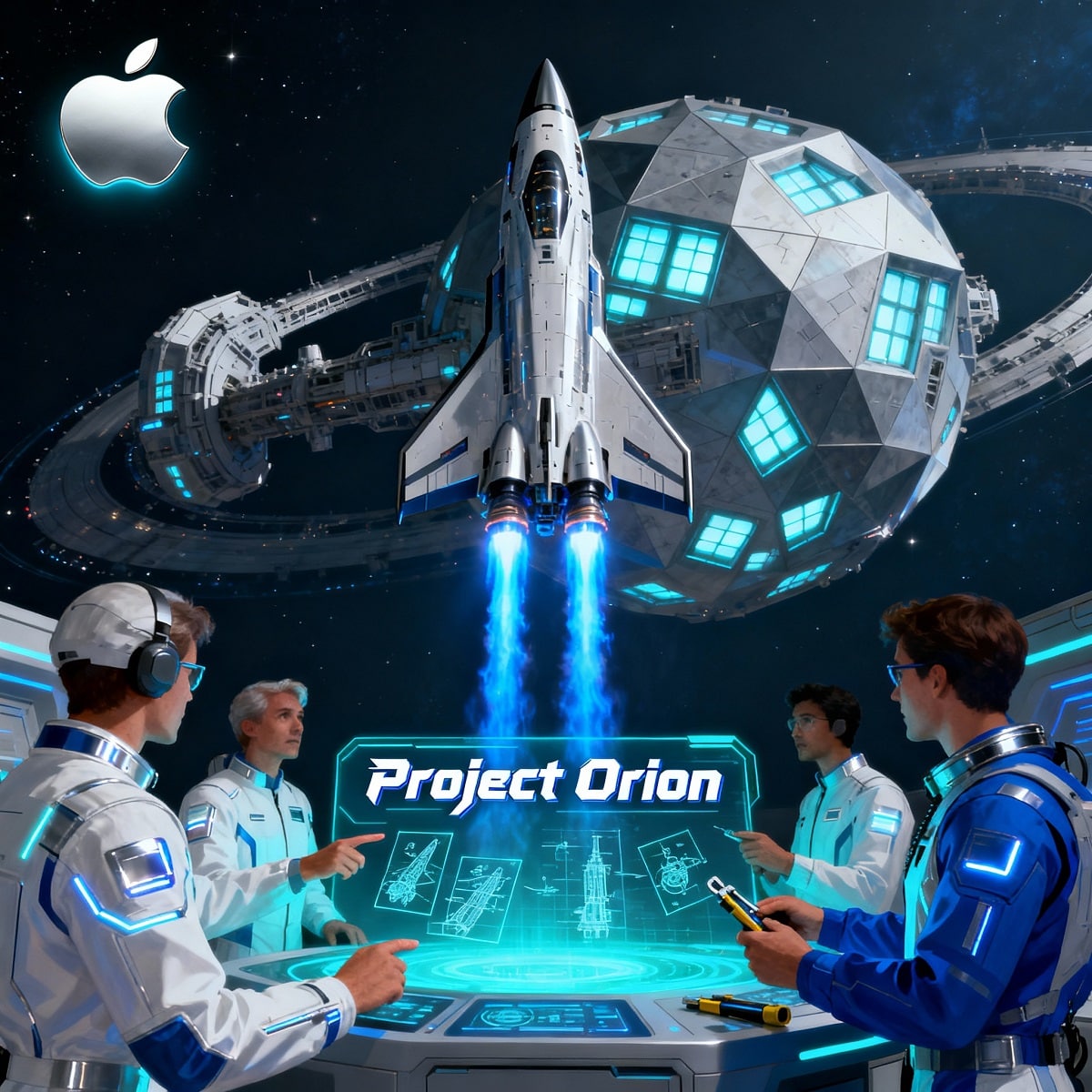 alex green apple project orion space partner