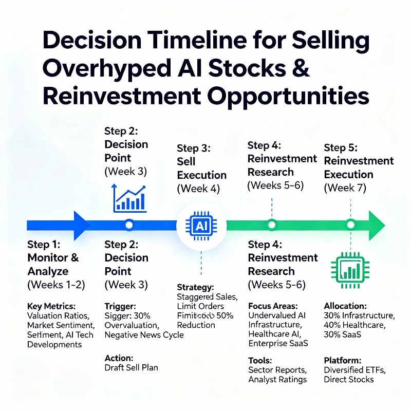 decision timeline for selling overhyped ai stocks