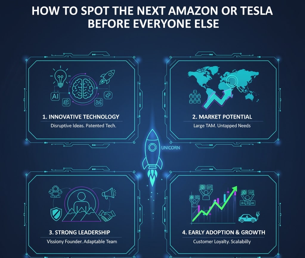 how to spot the next amazon or tesla before everyone else