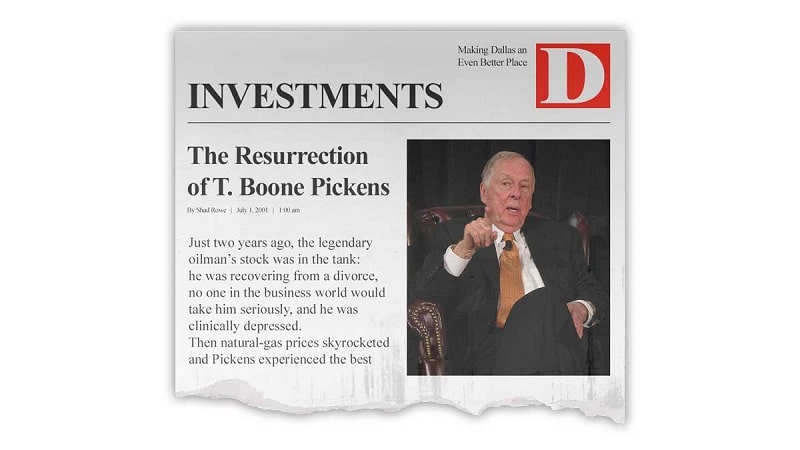 t.boone picken’s retirement play