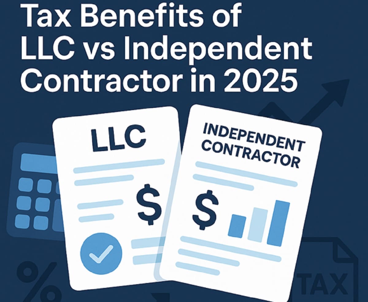 tax benefits of llc vs independent contractor