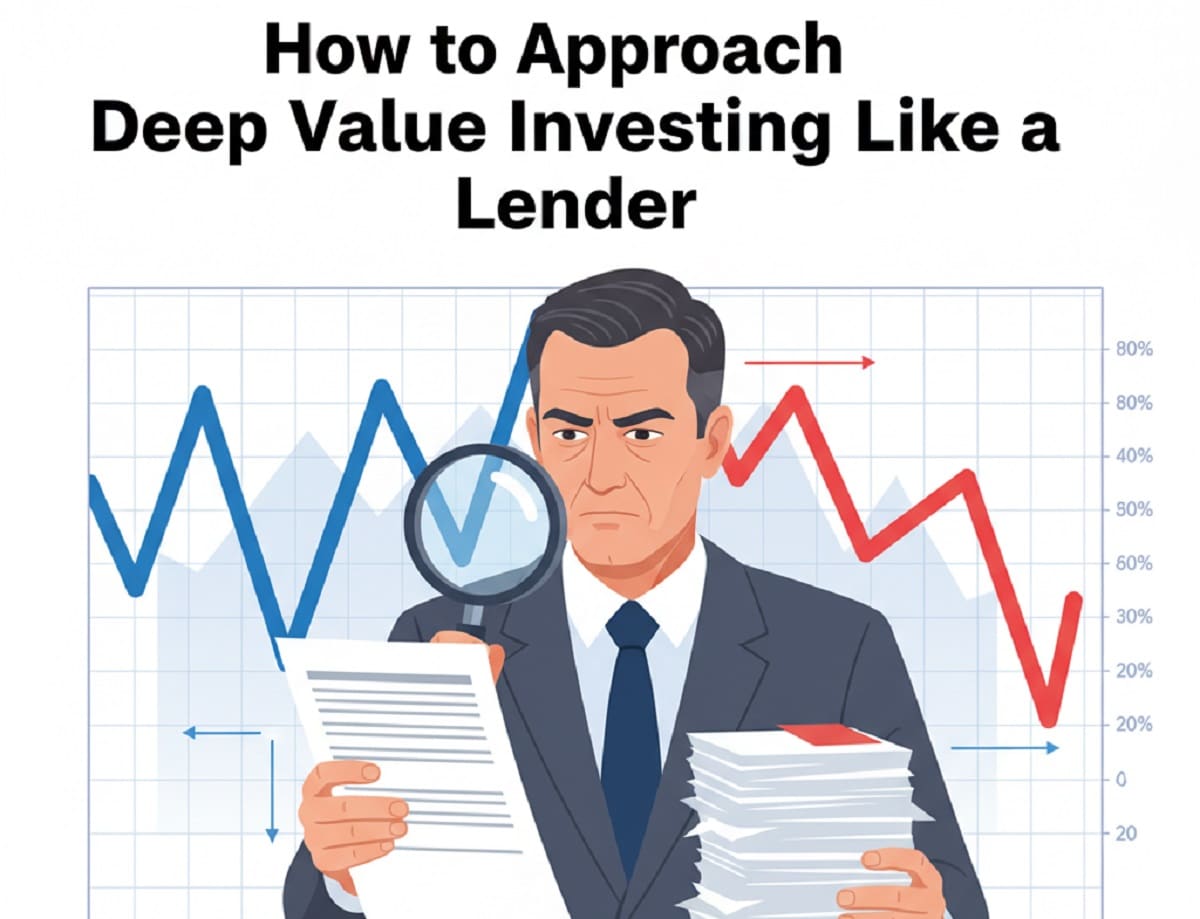 how to approach deep value investing like a lender