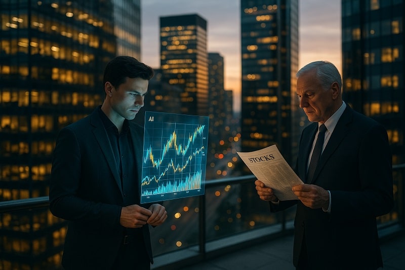 ai vs traditional tech stocks