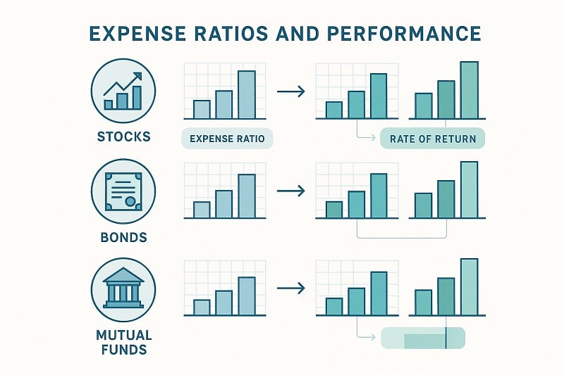 expense ratios performance infographic
