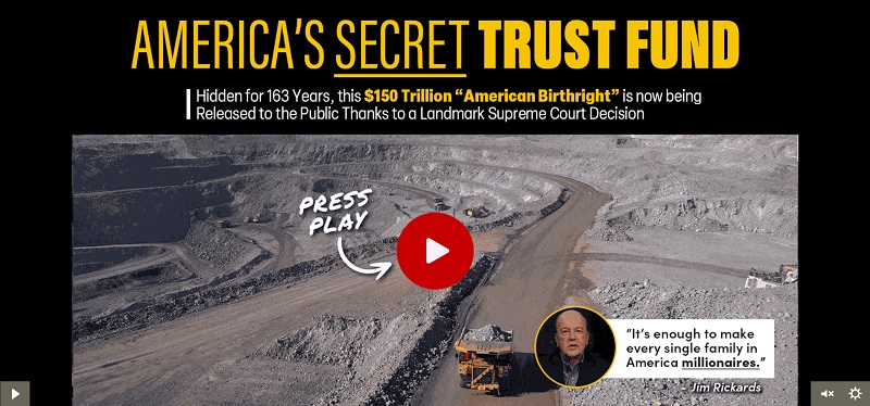 jim rickards america’s secret trust fund