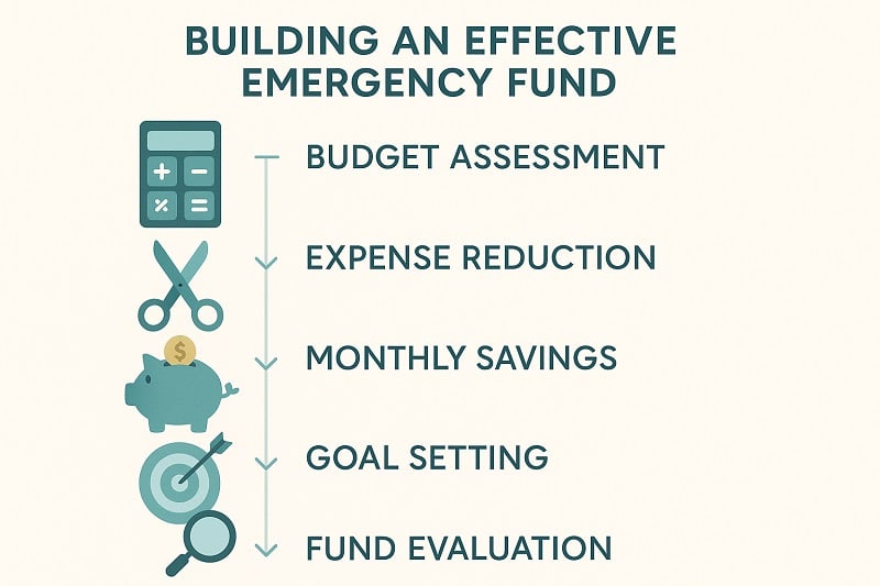 steps to building an effective emergency fund