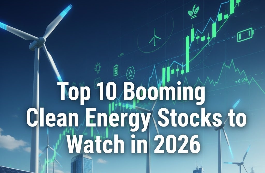 top 10 booming clean energy stocks to watch in 2026