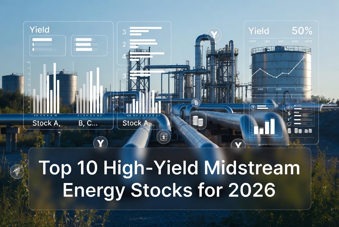 top 10 high yield midstream energy stocks for 2026