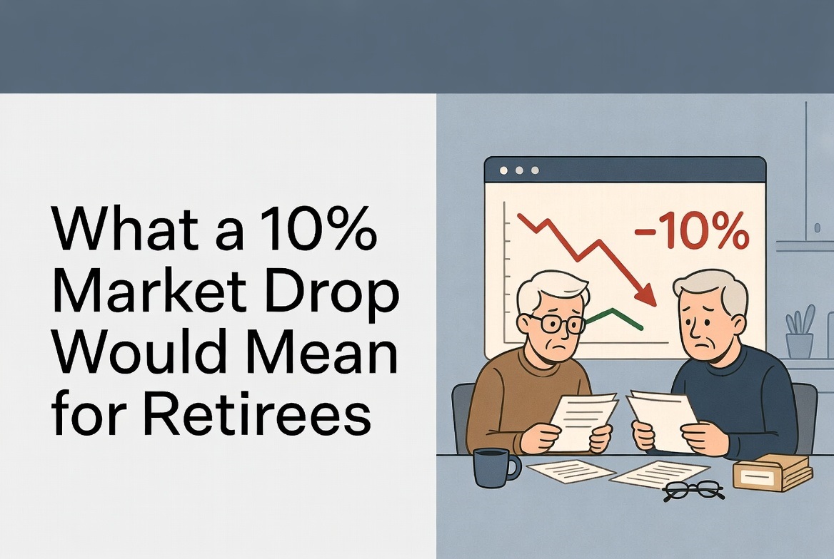 what a 10% market drop would mean for retirees