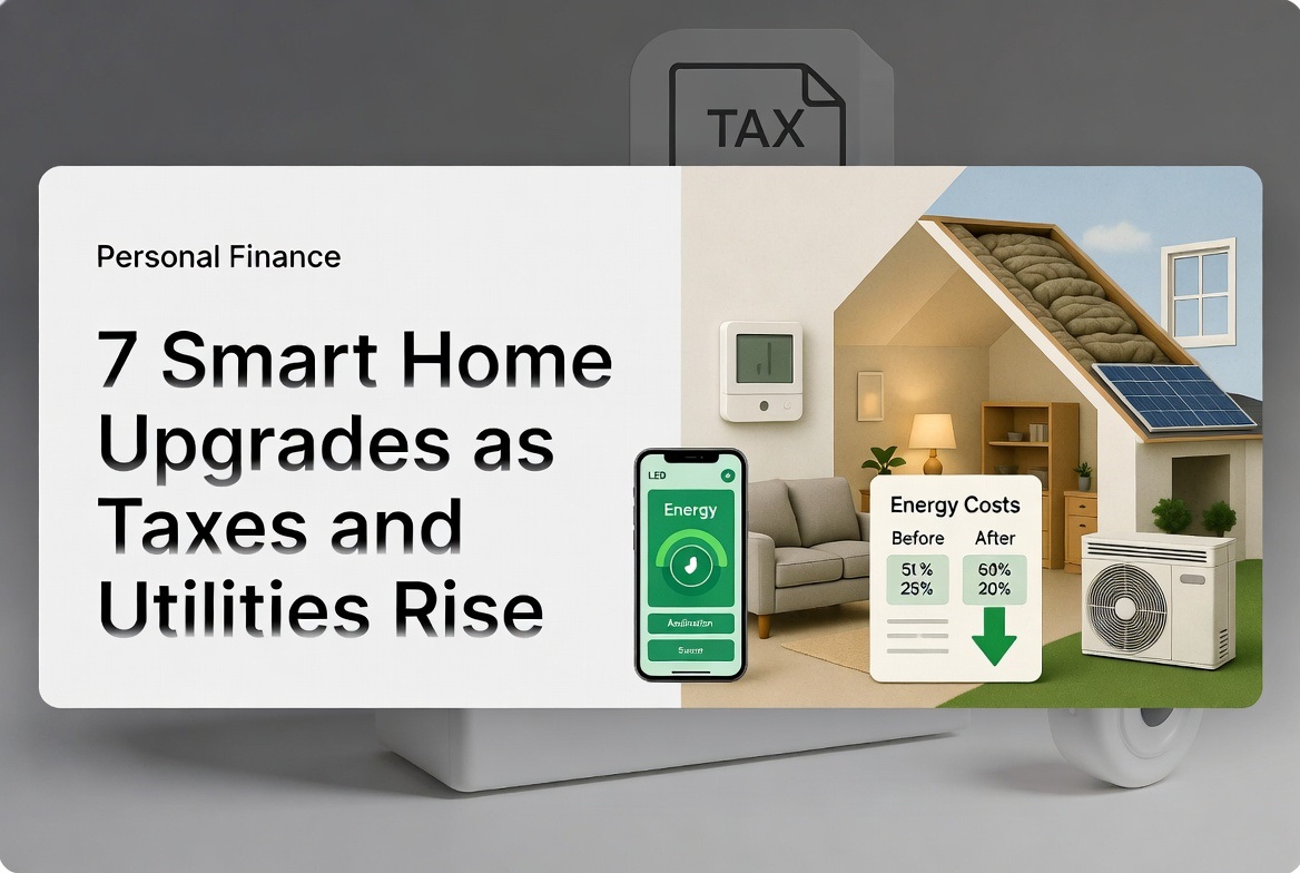 7 smart home upgrades as taxes and utilities rise