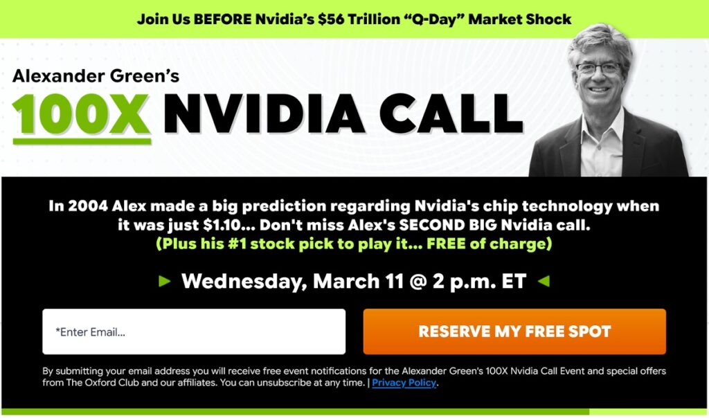 Nvidia Alex Alexander Green's 100X Nvidia Call Tiny AI Stock Revealed