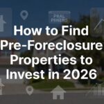 how to find pre foreclosure properties to invest in 2026
