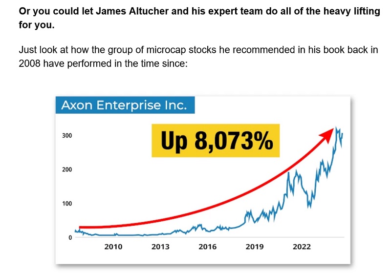 james altucher microcap millionaire performance