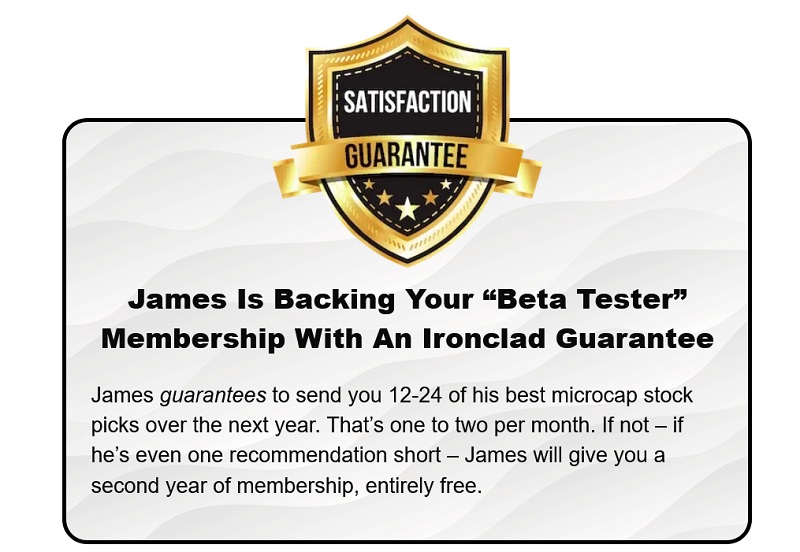 james altucher microcap millionaire guarantee