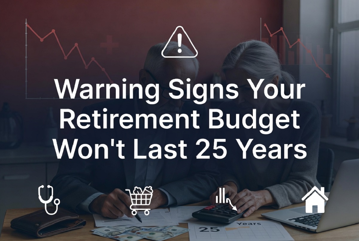 warning signs your retirement budget won't last 25 years