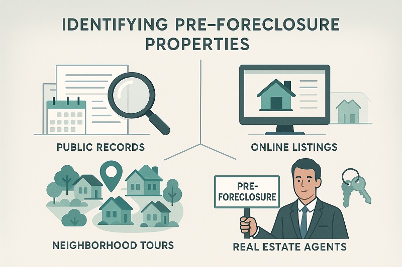 identify pre foreclosure methods