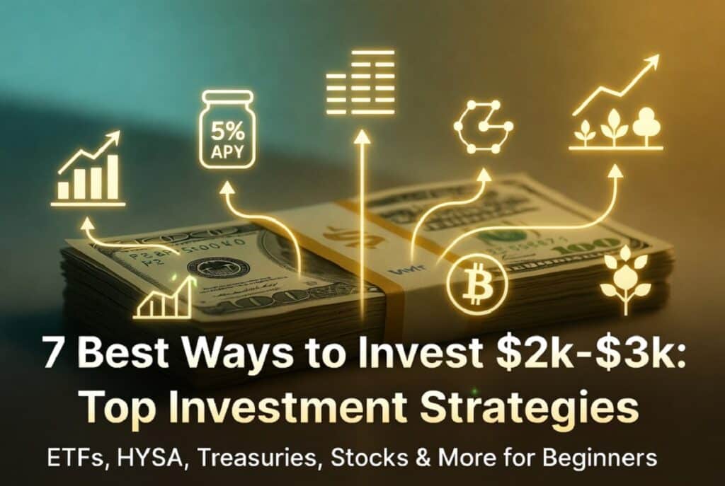 7 Best Ways to Invest $2k–$3k: Top Investment Strategies