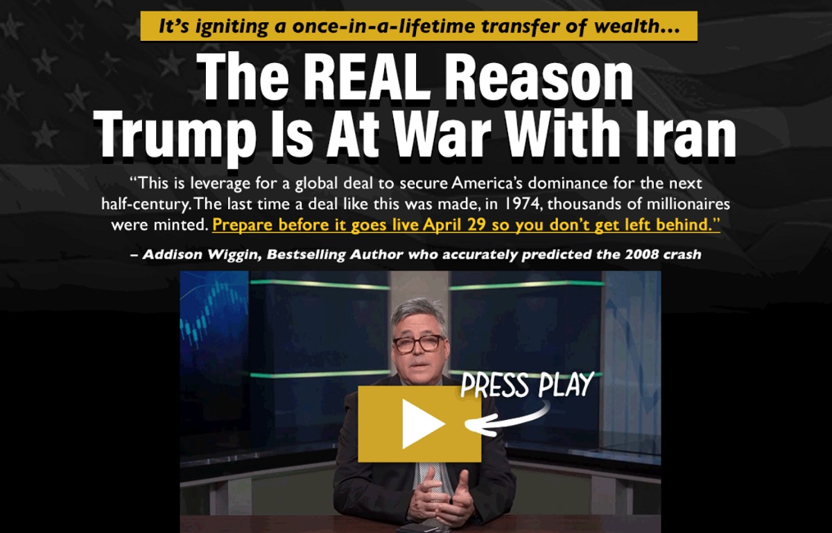 addison wiggin's grey swan trump’s super deal stocks