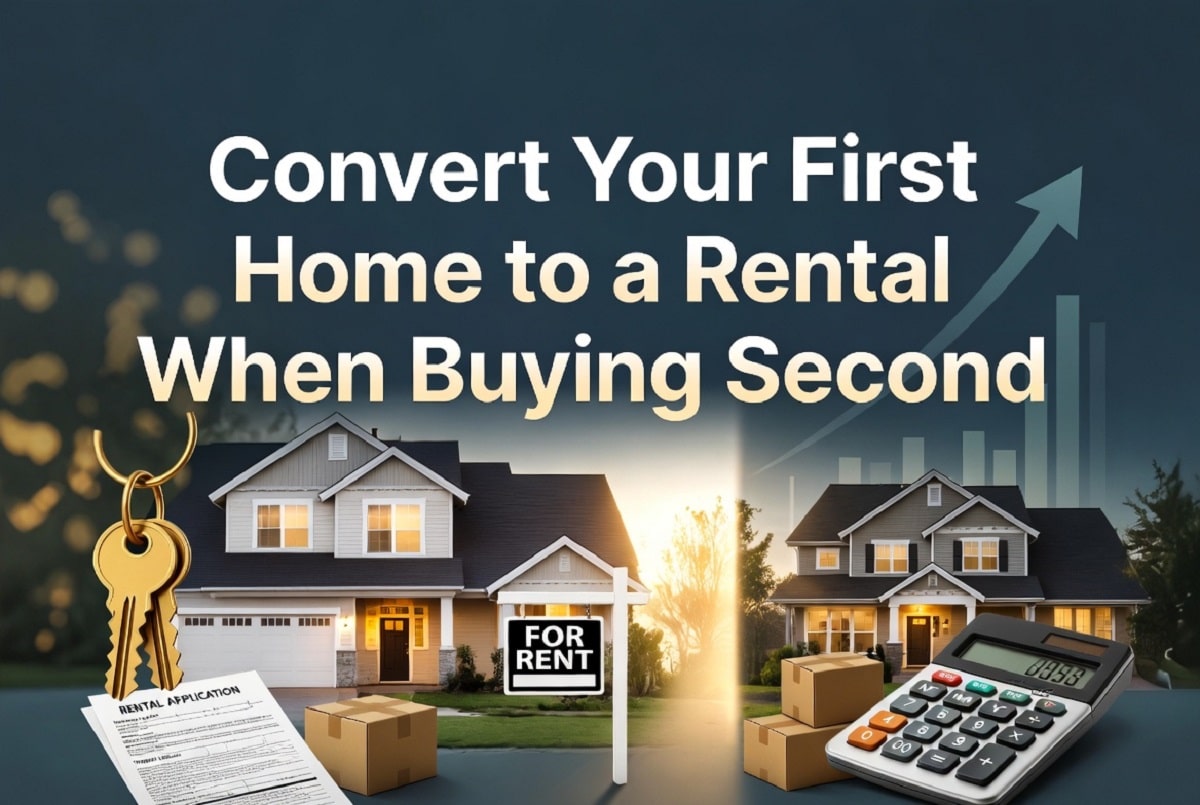 convert your first home to a rental when buying second