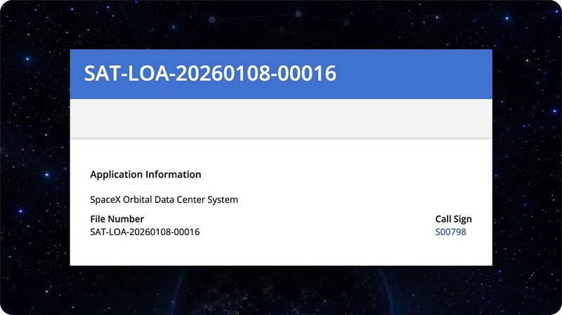 fcc filing satellite constellation