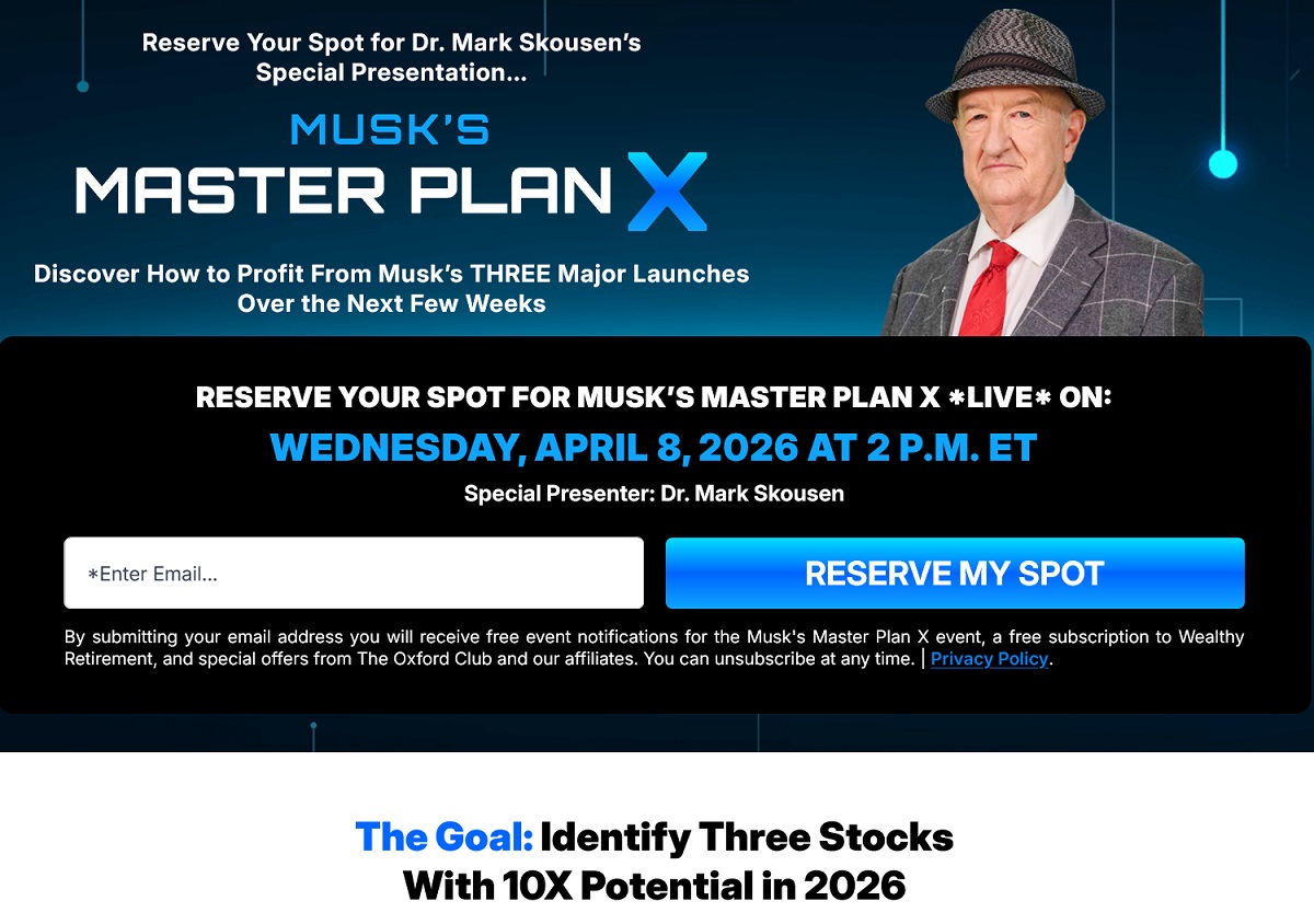 musk's master plan x mark skousen small cap remora stocks