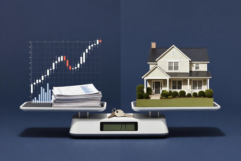 should you sell stocks to buy a house