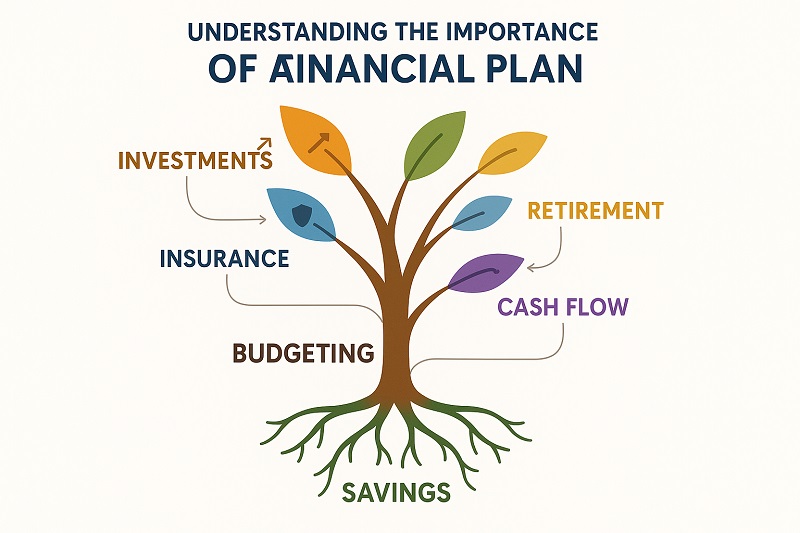financial plan importance tree diagram