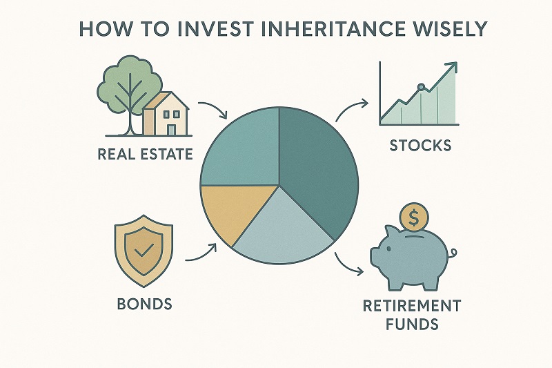 investment strategy infographic inheritance