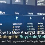how to use analyst stock ratings to buy hold sell