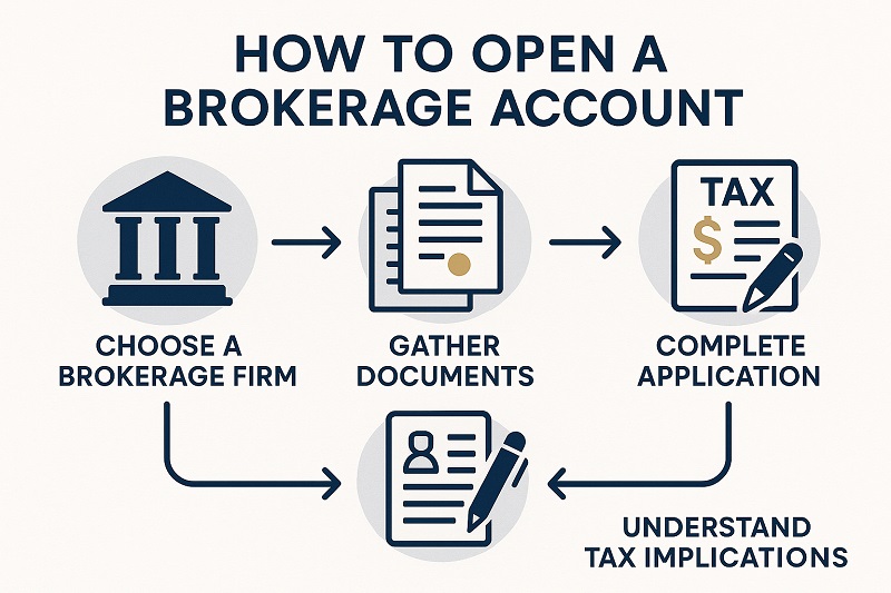 brokerage account opening steps guide