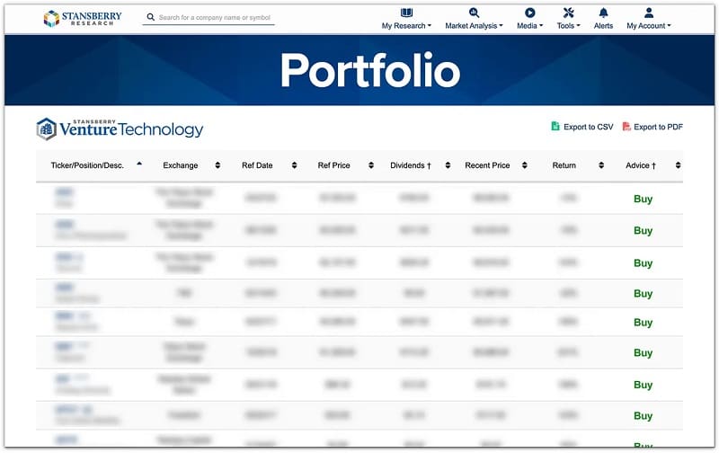 dave lashmet stansberry venture technology portfolio