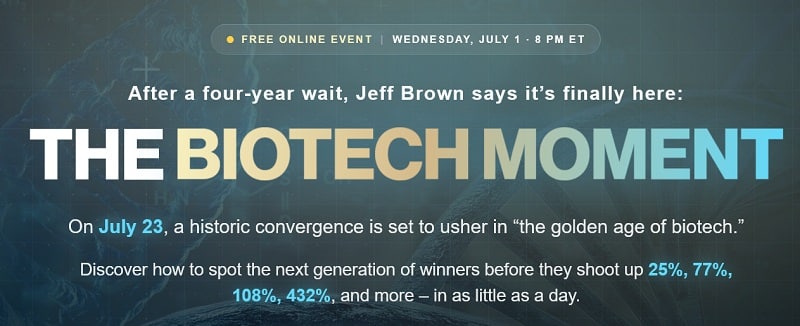 jeff brown biotech moment
