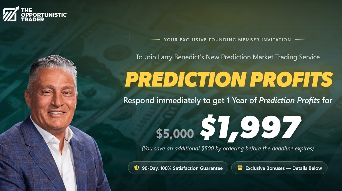 larry benedict prediction profits
