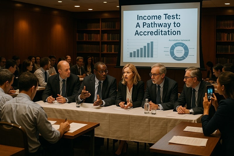 income test accreditation