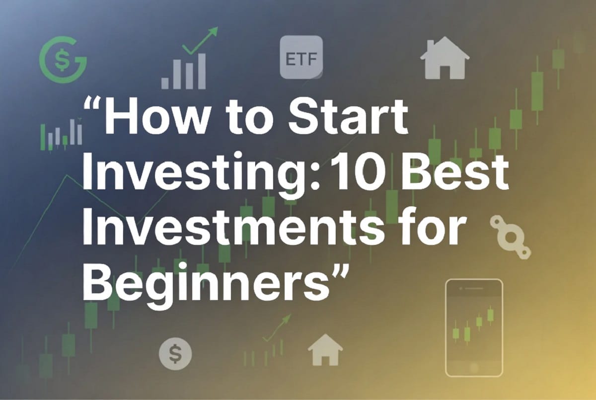 how to start investing 10 best investments for beginners