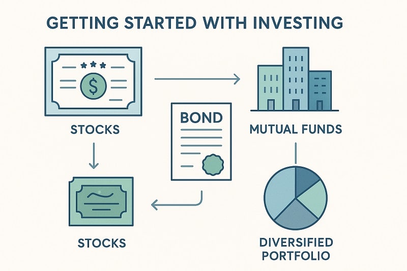 investing basics infographic for beginners