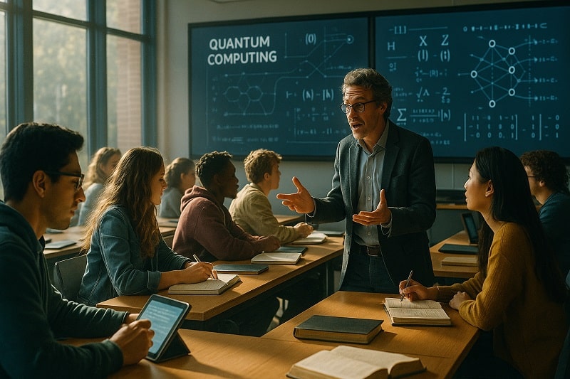 university classroom quantum computing